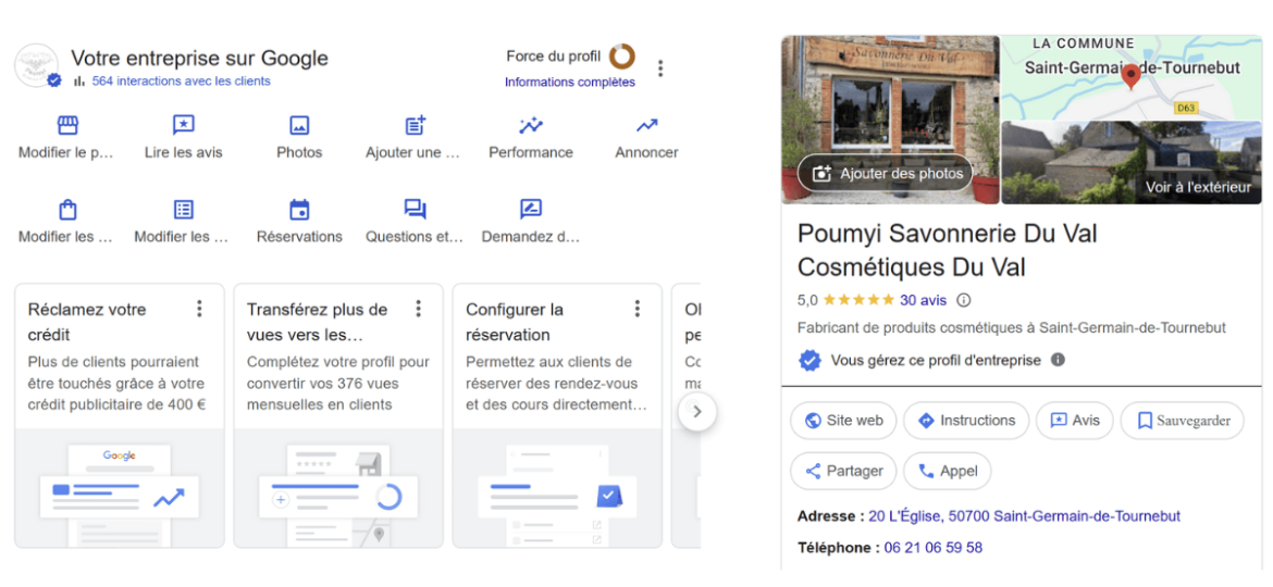 fiche GMB pour le SEO local